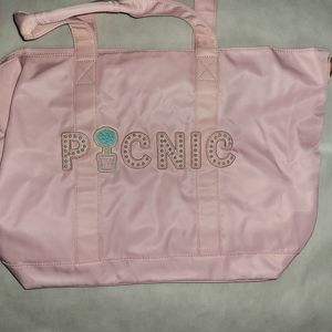 Stoney clover lane large tote customized picnic pink no strap new